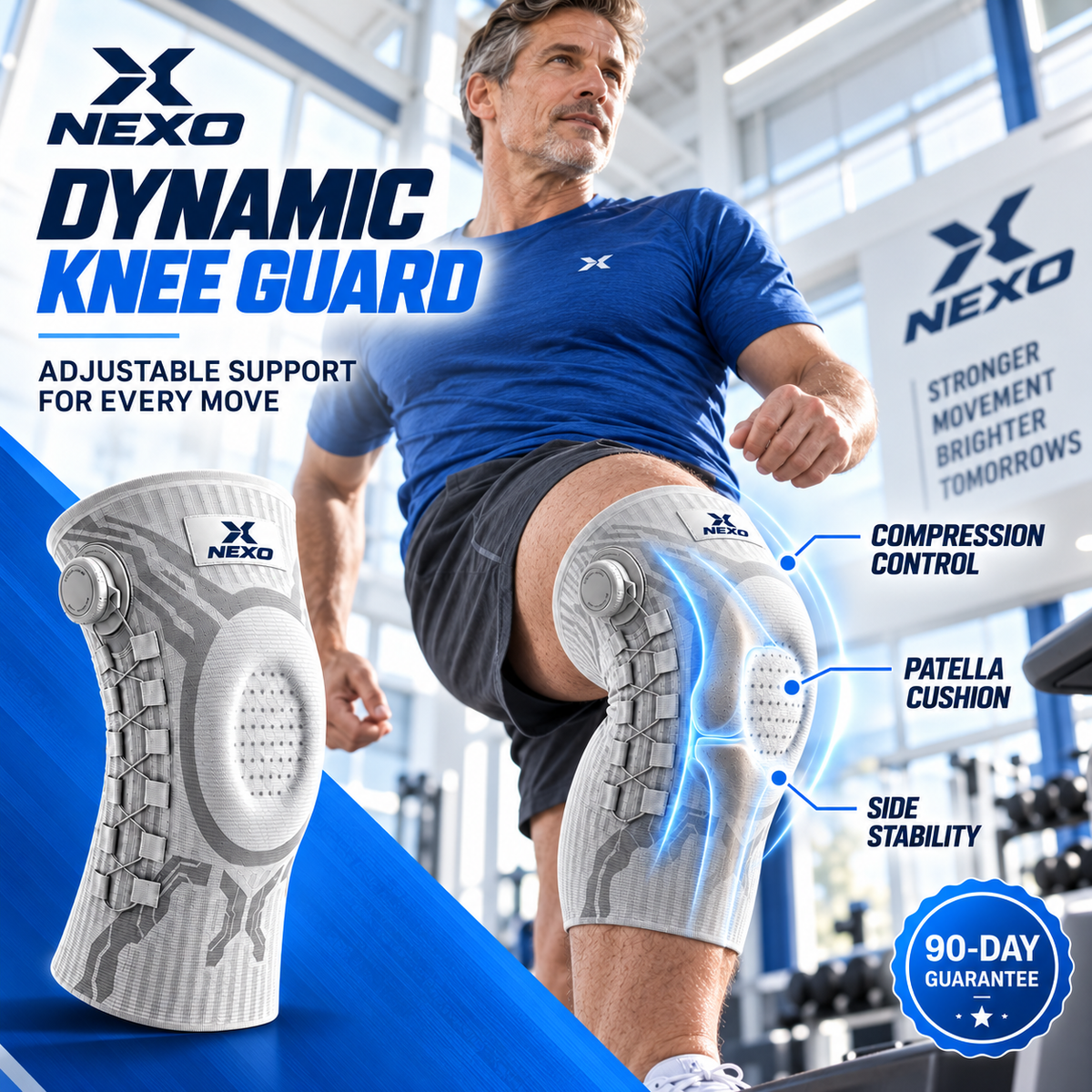 Adjustable knee support